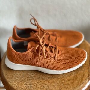 Albirds Women’s Tree Runners Knit Rust Orange EUC 11